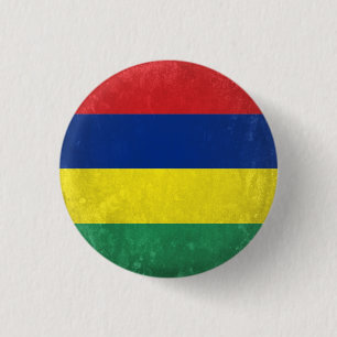 Mauritius 3 Cm Round Badge