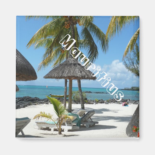 Mauritius , beach magnet (Front)