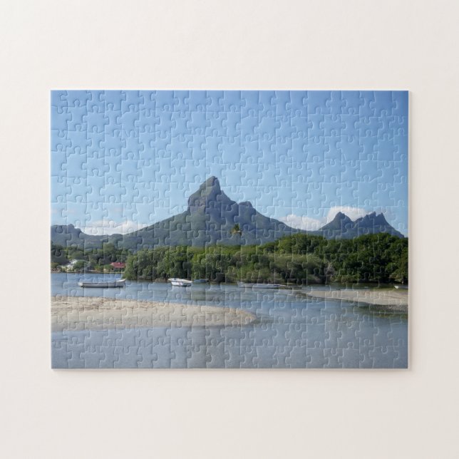 Mauritius Beach Scene. Jigsaw Puzzle (Horizontal)