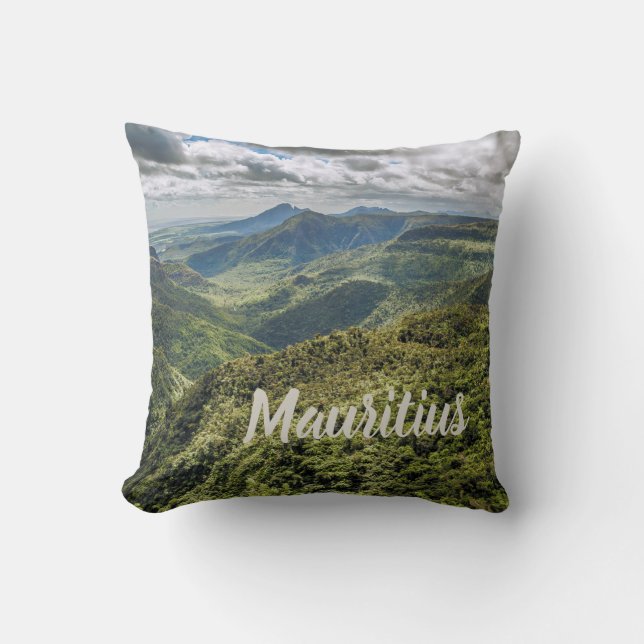 Mauritius Black River Gorges Viewpoint gift Cushion (Front)