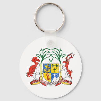 Mauritius Coat Of Arms Key Ring