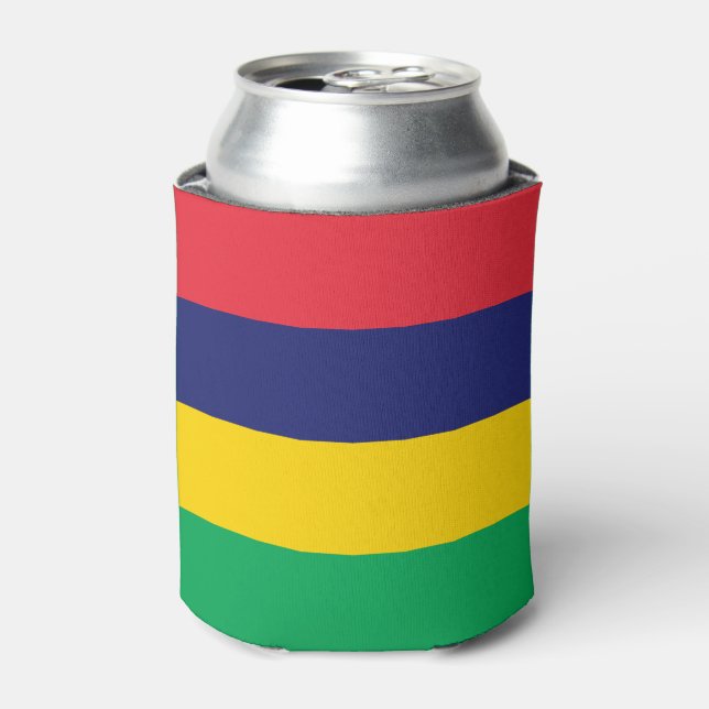 Mauritius Flag Can Cooler (Can Front)