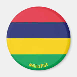 Mauritius Flag Charming Patriotic Magnet