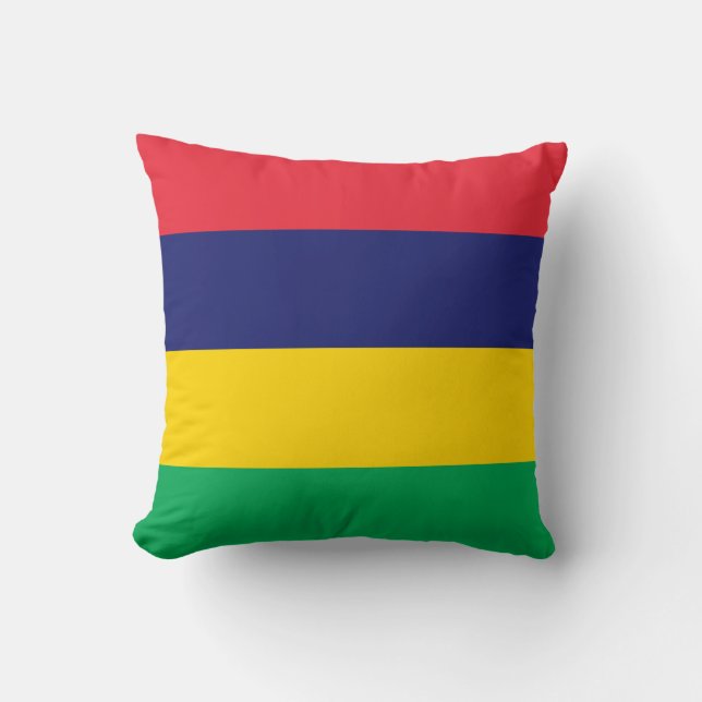 Mauritius Flag Cushion (Front)