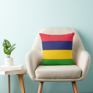 Mauritius flag cushion