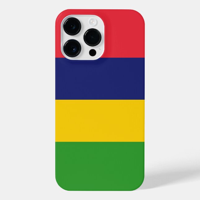Mauritius flag iPhone case (Back)