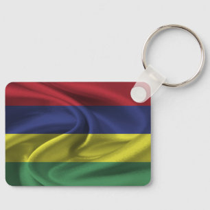 Mauritius Flag Keychain