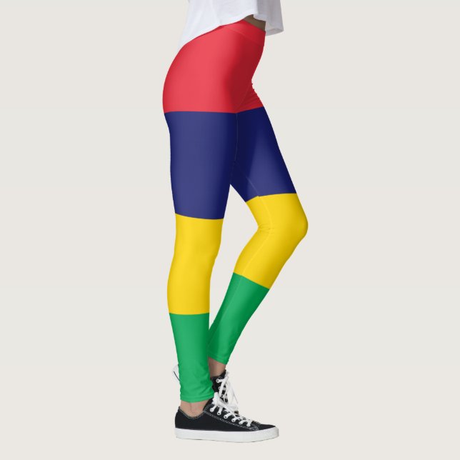 Mauritius Flag Leggings (Right)