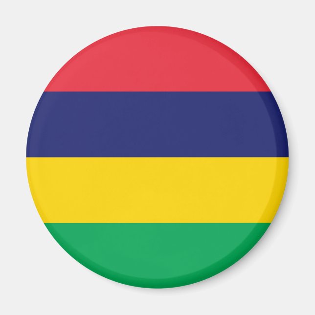 Mauritius Flag Magnet (Front)