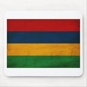 Mauritius Flag Mouse Pad