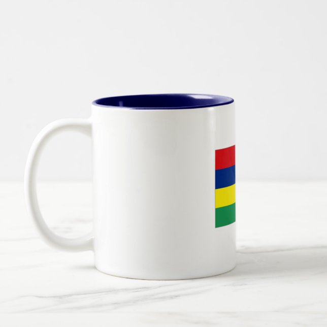 Mauritius Flag Mug (Left)