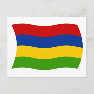 Mauritius Flag Postcard
