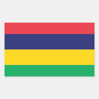 Mauritius* Flag Sticker