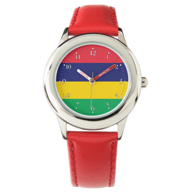 Mauritius Flag Watch (Front)