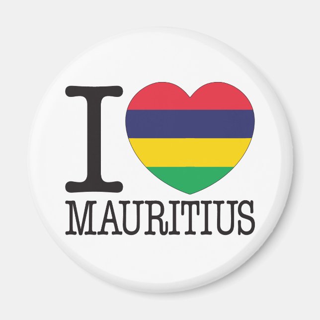 Mauritius Love v2 Magnet (Front)