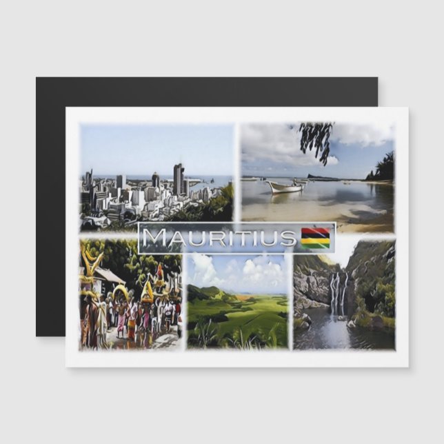 Mauritius - Mosaic - (Front/Back)