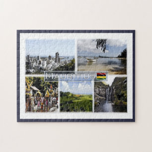 Mauritius - Mosaic - Jigsaw Puzzle