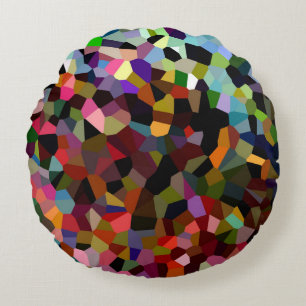 Mauritius Round Throw Pillow by C.L. Brown