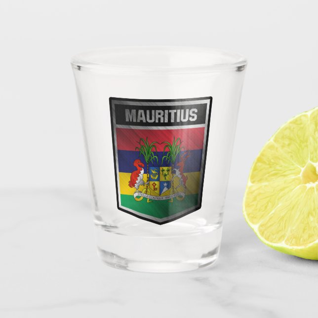 Mauritius Shot Glass (Front)