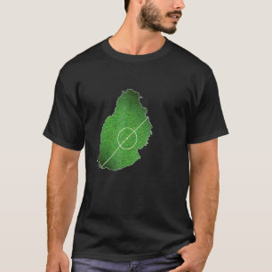 Mauritius Soccer Football Court T-Shirt