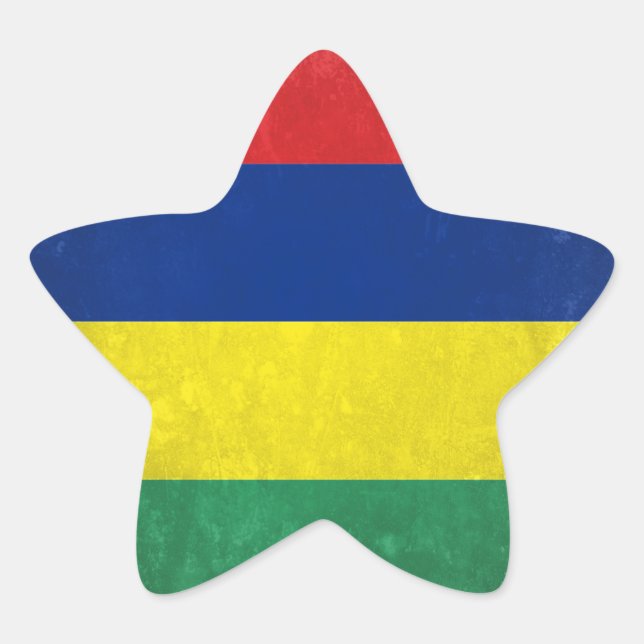 Mauritius Star Sticker (Front)