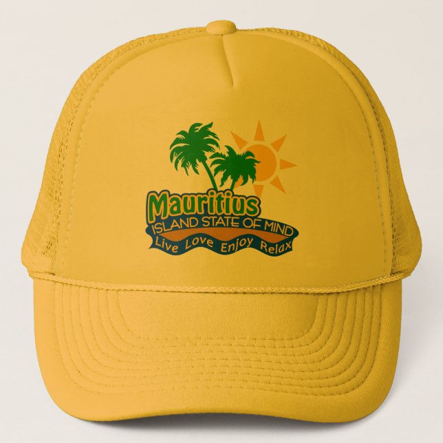 Mauritius State of Mind hat - choose colour (Front)