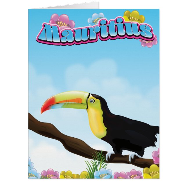 Mauritius travel poster (Front)