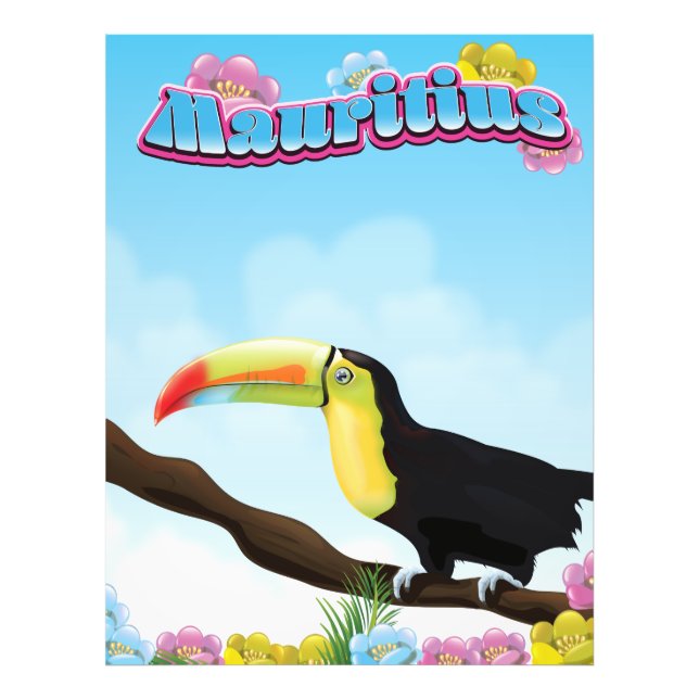 Mauritius travel poster (Front)