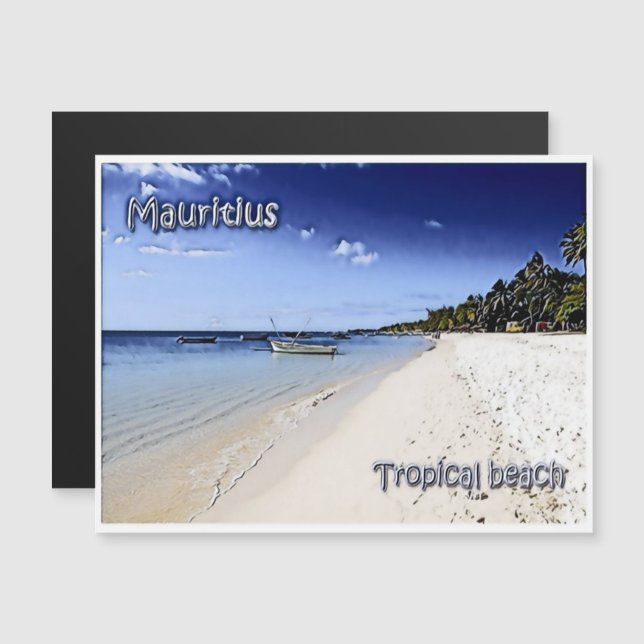 Mauritius - Tropical beach - (Front/Back)