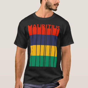 Mauritius Vintage Mauritian Flag Vacation T-Shirt