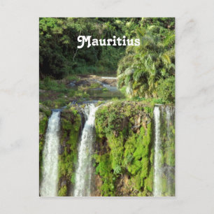 Mauritius Waterfalls Postcard