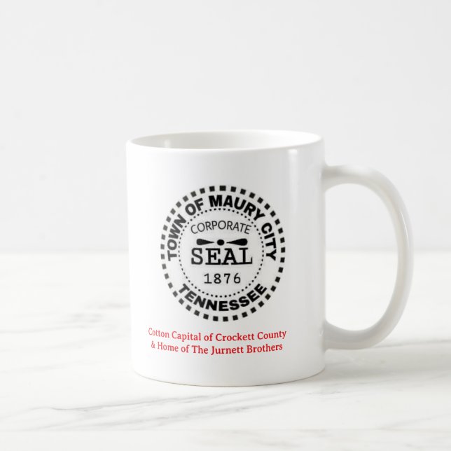 Maury City Seal Emblem Mug (Right)