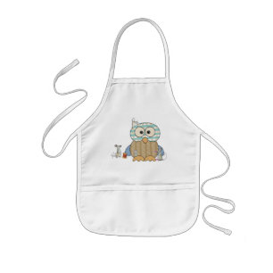 Mäuse nähen Eule Kids Apron