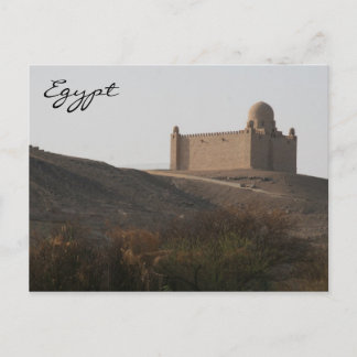 mausoleum aga khan postcard