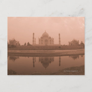 Mausoleum at the riverside, Taj Mahal, Agra Postcard