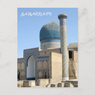Mausoleum of Timur in Samarkand, Uzbekistan Postcard