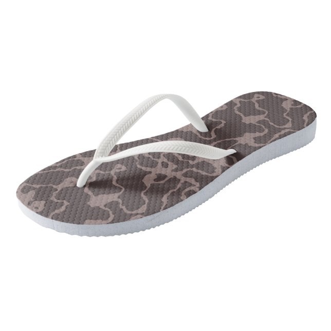 Mauve Abstract Jandals (Angled)