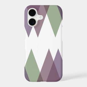 Mauve and green triangles