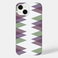 Mauve and green triangles