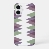 Mauve and green triangles