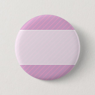 Mauve and Pink Diagonal Striped Pattern. 6 Cm Round Badge