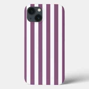 Mauve and white candy stripes Case-Mate iPhone cas 13 Case