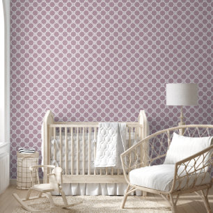 Mauve and White Knot - Background Changeable Wallpaper
