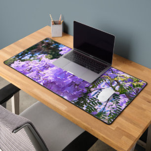 Mauve Bell Tree Desk Mat