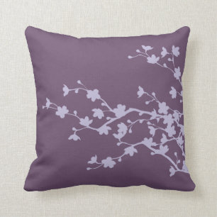 Mauve Blossoms 2 Cushion
