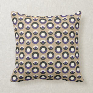 Mauve Circle Cushion