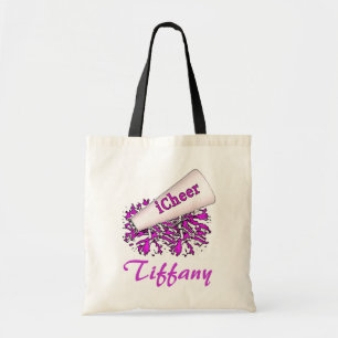 Mauve Custom Cheerleader Tote Bag