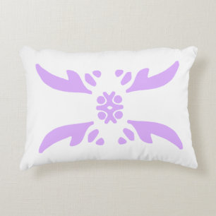Mauve deco decorative cushion