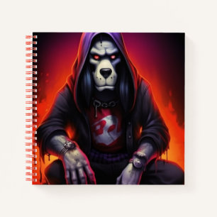 Mauve Dog Notebook