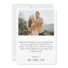 Mauve Elegant Thanks Script Photo Collage Wedding 